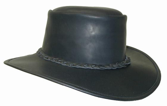 Versatile Leather Gambler Hat – Medieval Clothing